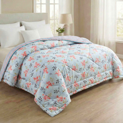Floral Dual Tone Reversible Comforter
