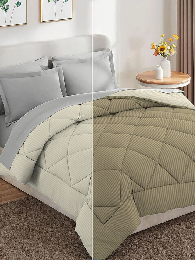 Solid Stripe Comforter