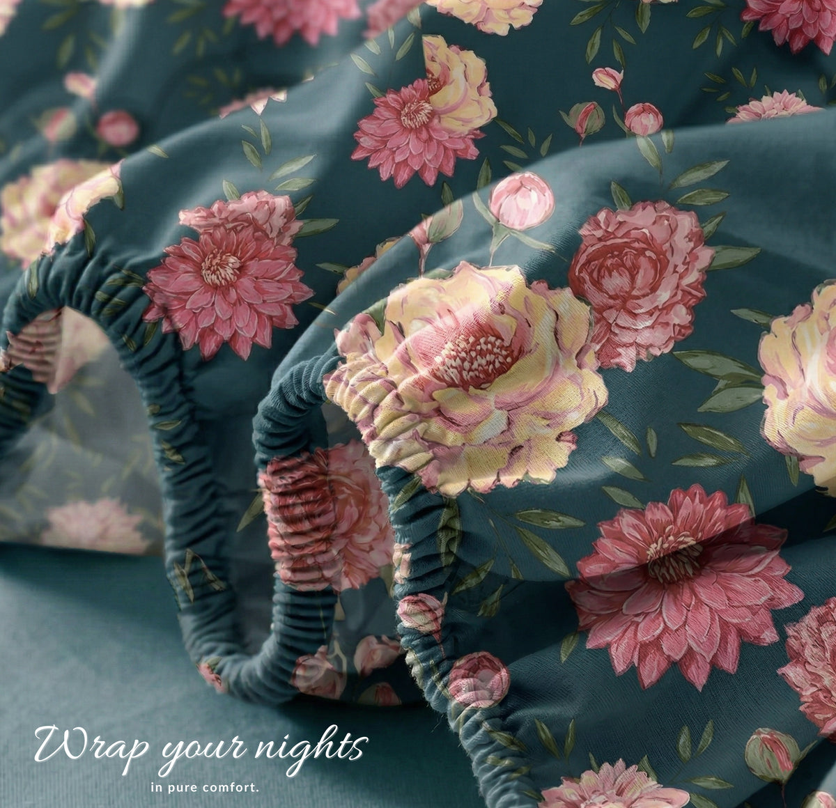 Urban Fitted Bedsheets Blue Pink
