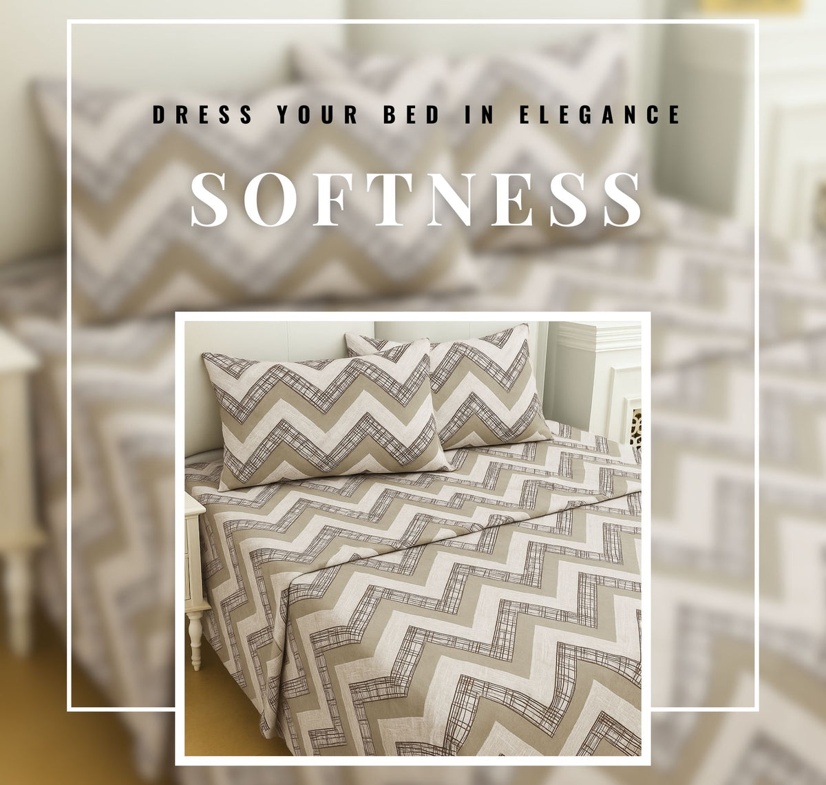 Urban Flat Bedsheets Light Beige