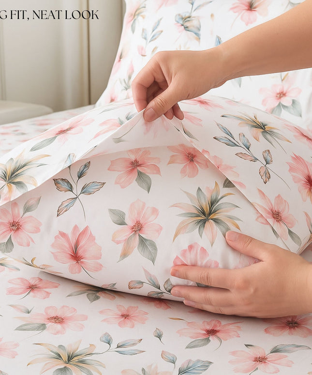 Urban Flat Bedsheets Soft Pink