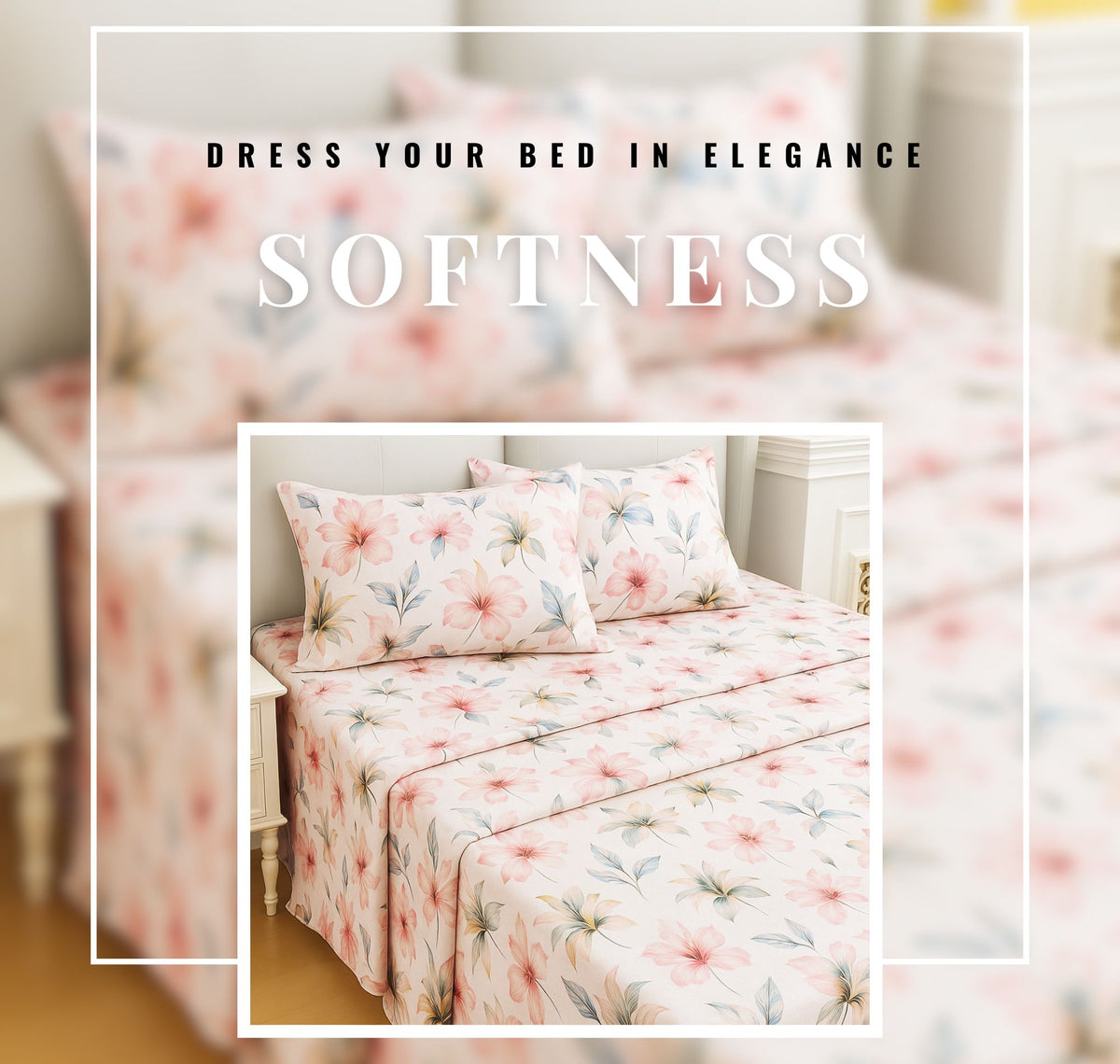Urban Flat Bedsheets Soft Pink