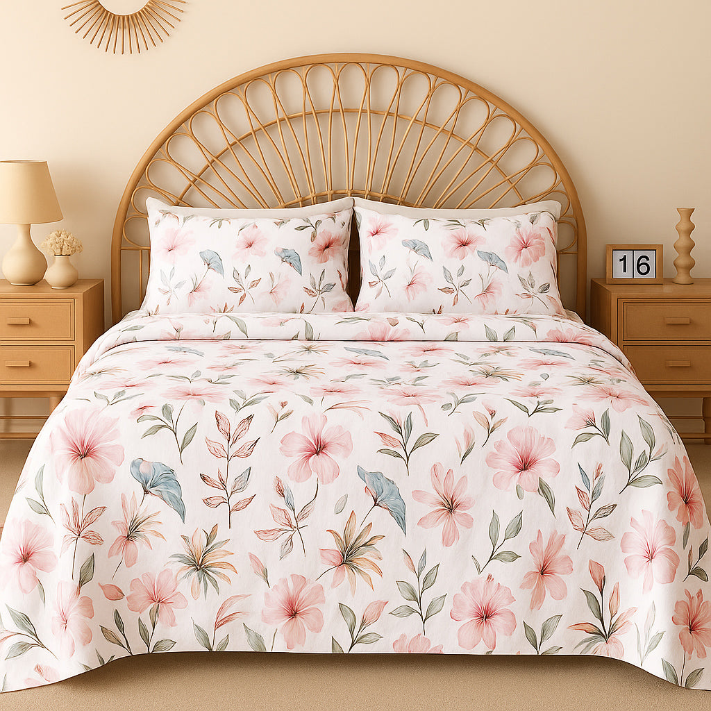 Urban Flat Bedsheets Soft Pink