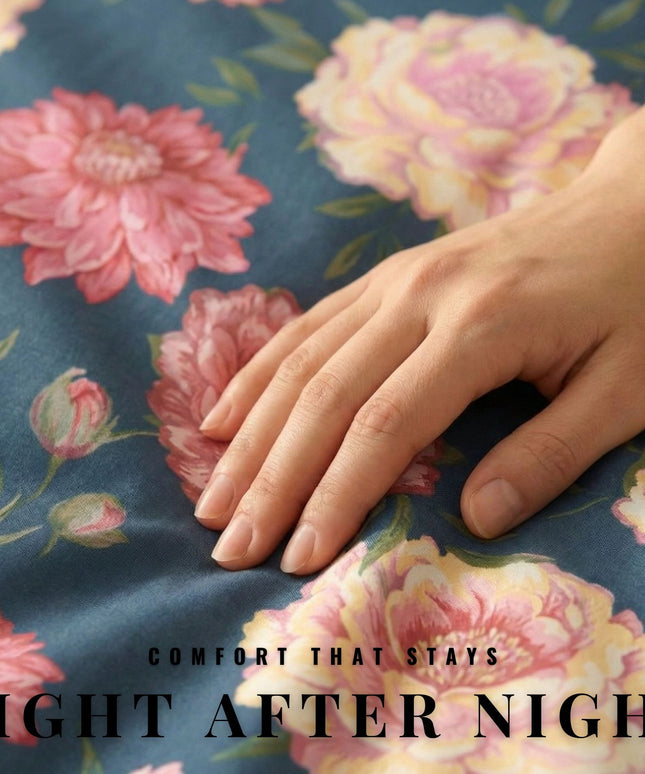 Urban Flat Bedsheets Blue Pink