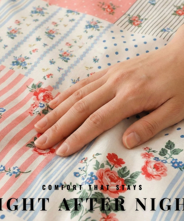 Urban Flat Bedsheets Pink White
