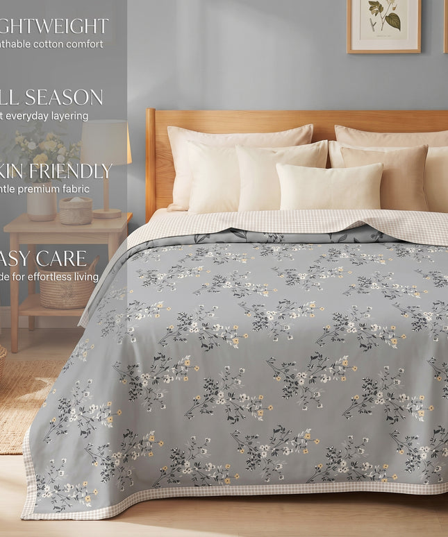 Aura Reversible Dohar Light Grey