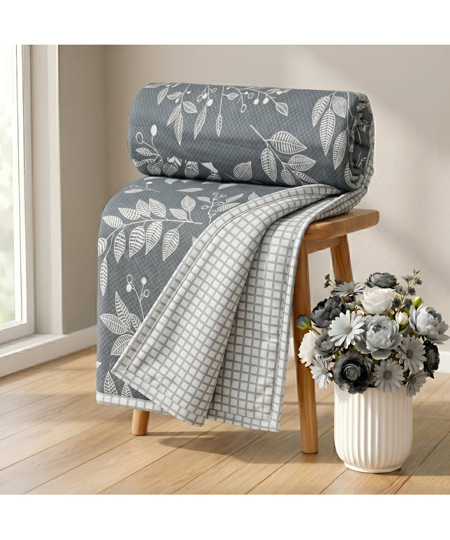 Aura Reversible Dohar Grey White