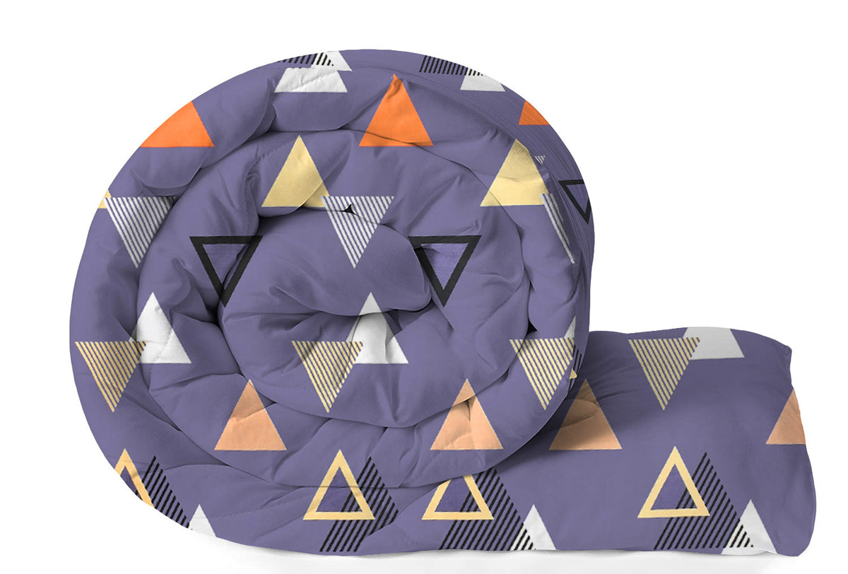 Valencia 4Pcs Bedding Set Slate Purple