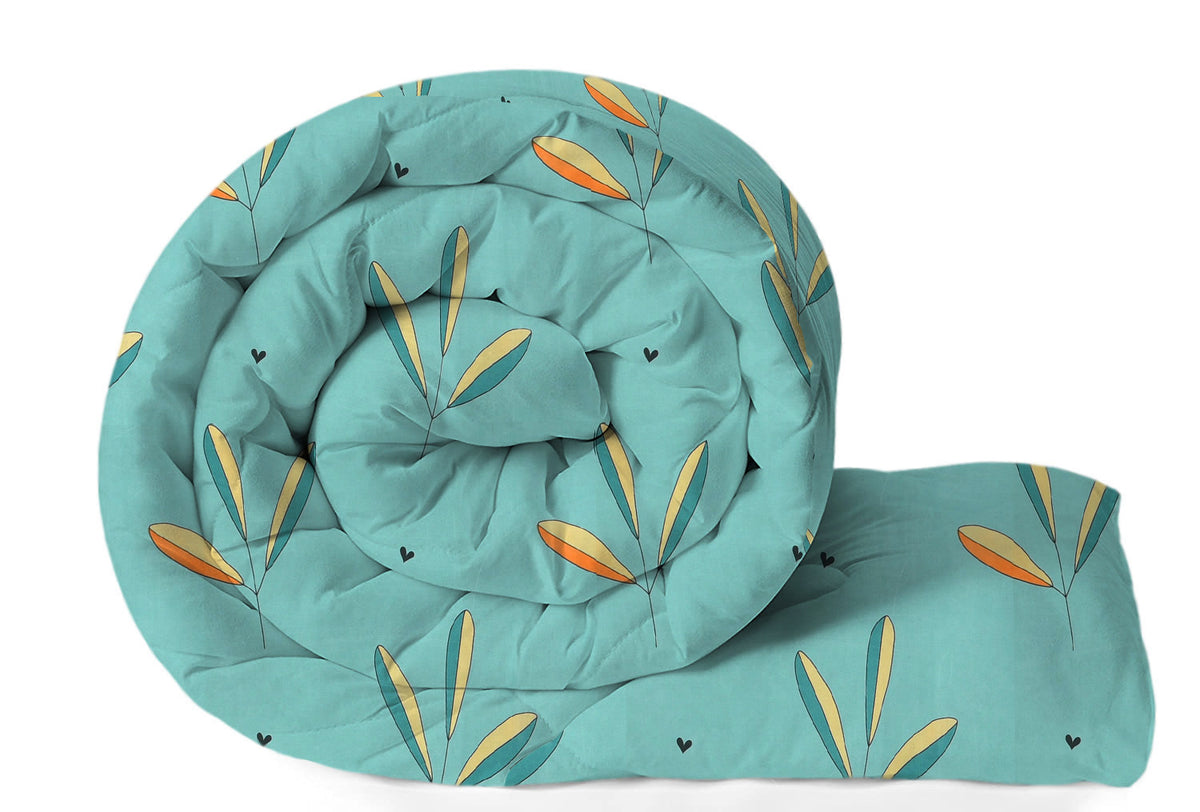 Valencia 4Pcs Bedding Set Aqua Mint
