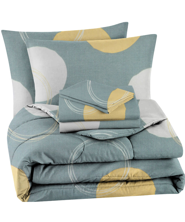 Valencia 4Pcs Bedding Set Sge Green