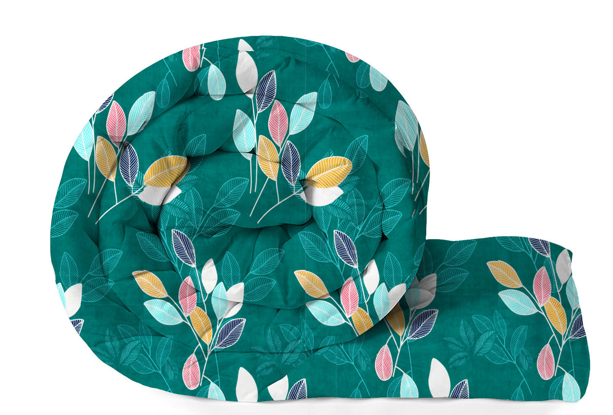 Prime 4Pcs Bedding Set Teal Green