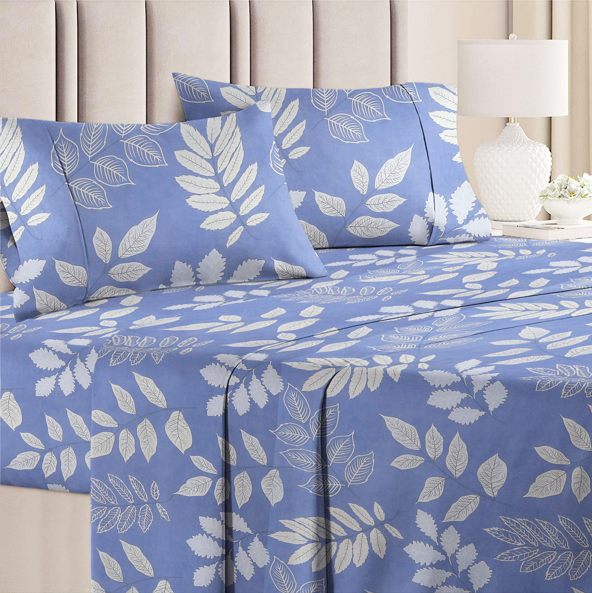 Prime 4Pcs Bedding Set Powder Blue