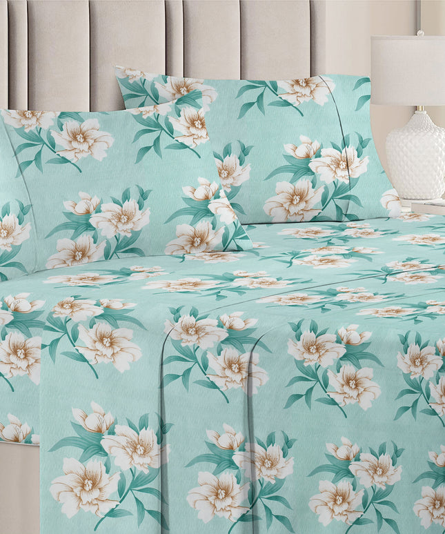 Prime 4Pcs Bedding Set Sea Green