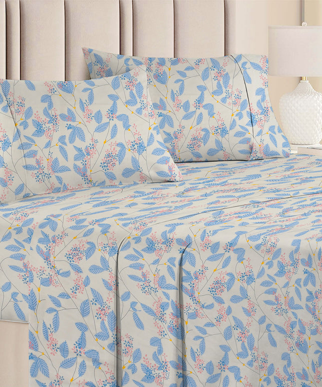 Prime 4Pcs Bedding Set Sky Blue