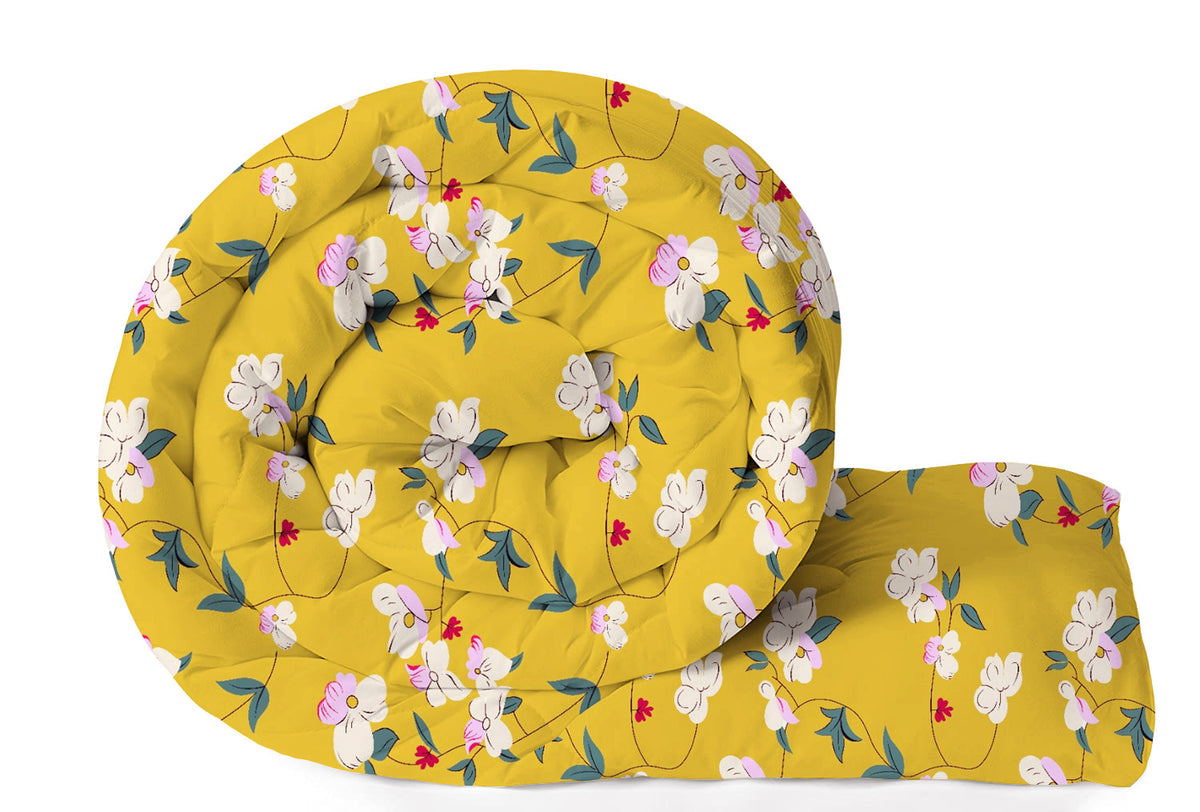 Prime 4Pcs Bedding Set Mustard Yellow