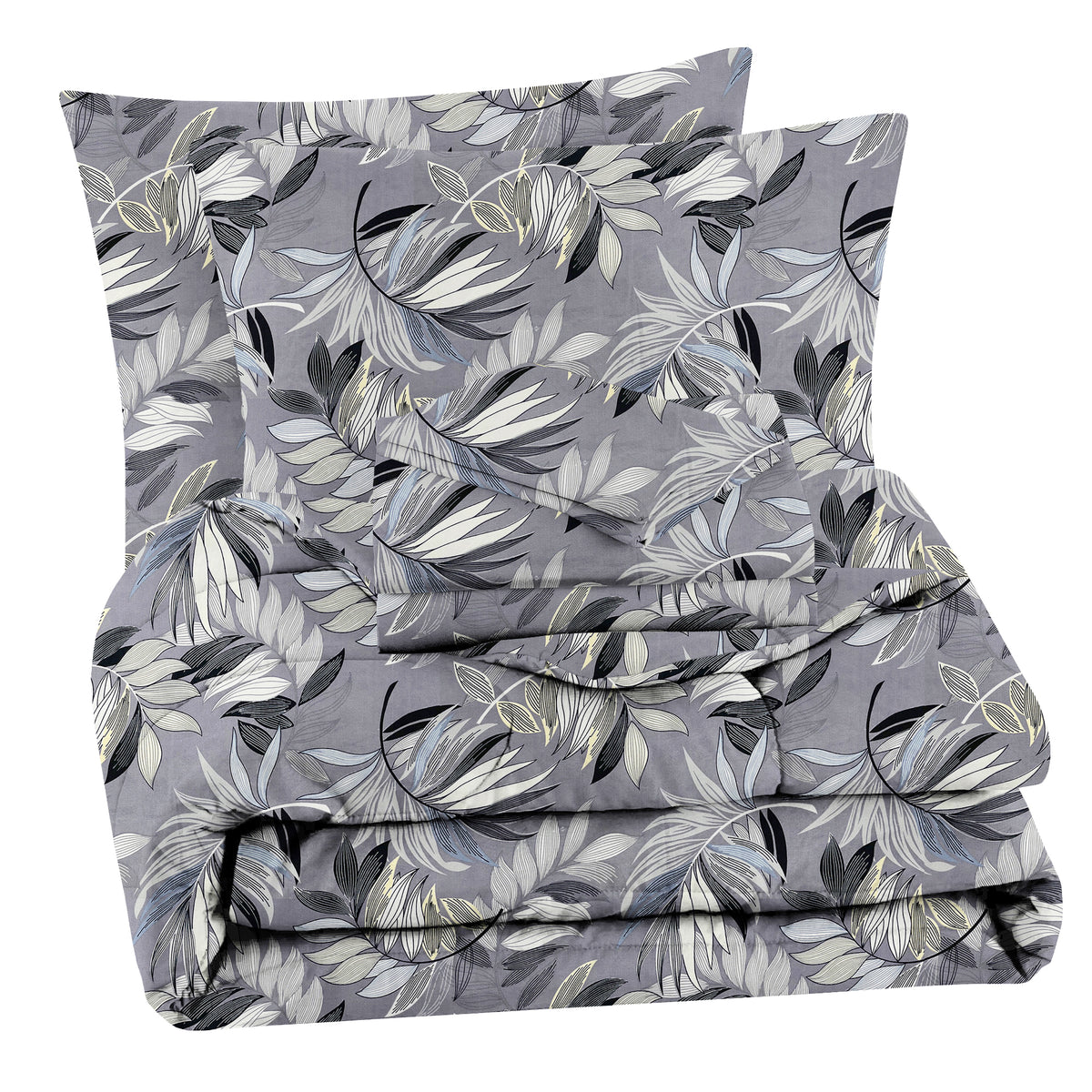 Prime 4Pcs Bedding Set Ash Grey