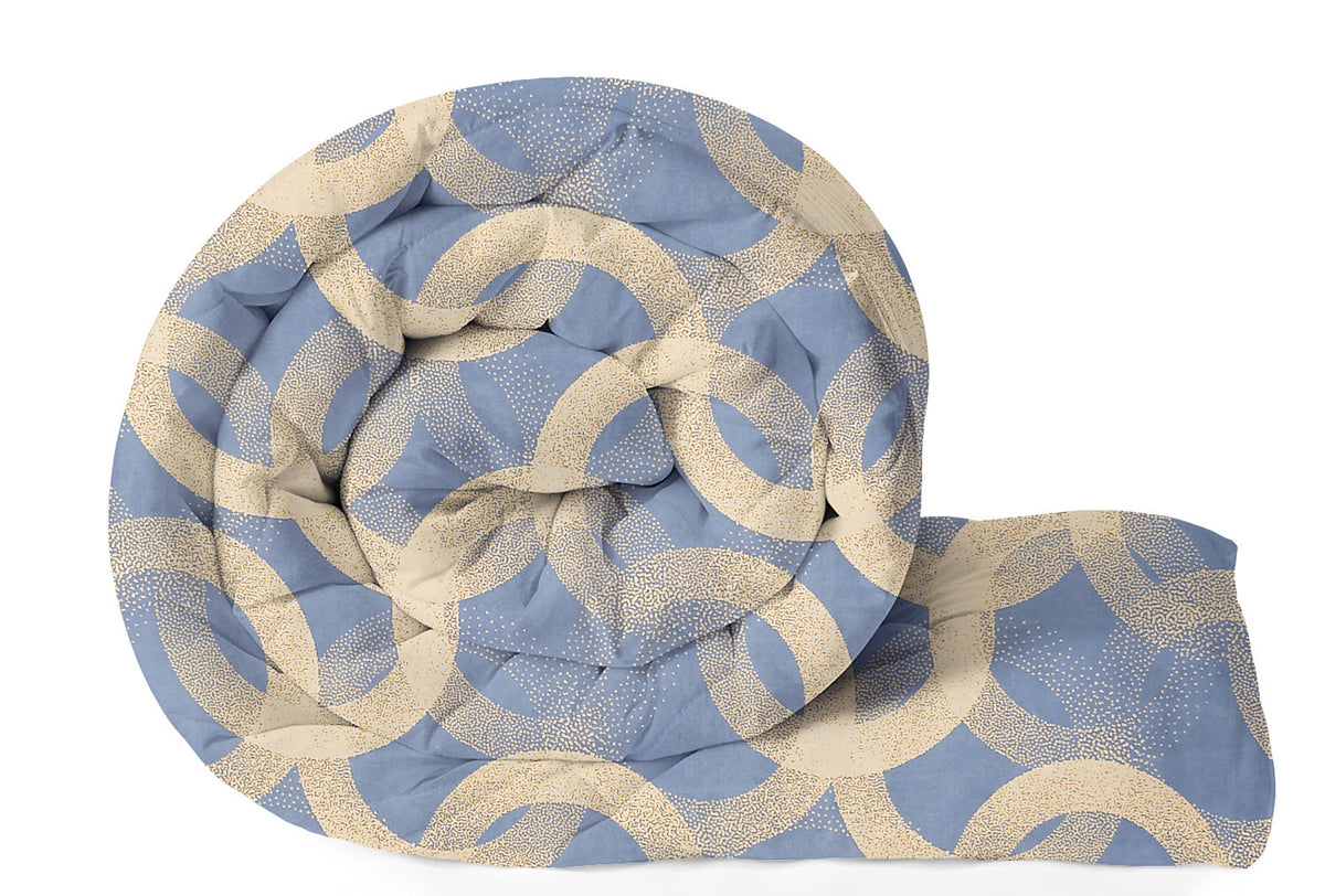Valencia 4Pcs Bedding Set Light Blue