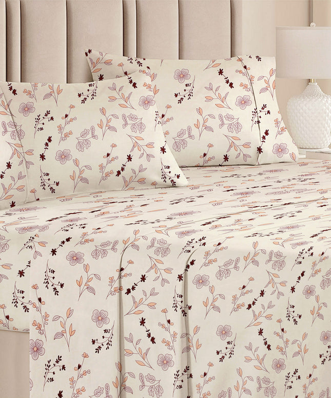 Valencia 4Pcs Bedding Set Cream White