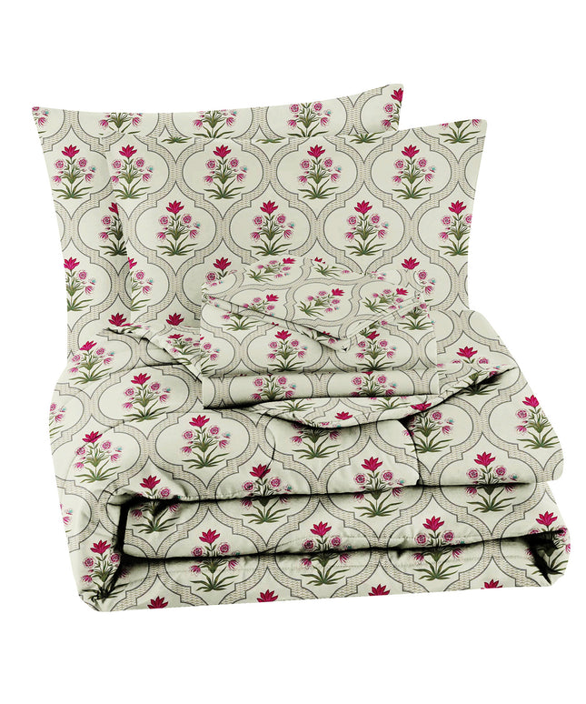 Valencia 4Pcs Bedding Set Sage Green