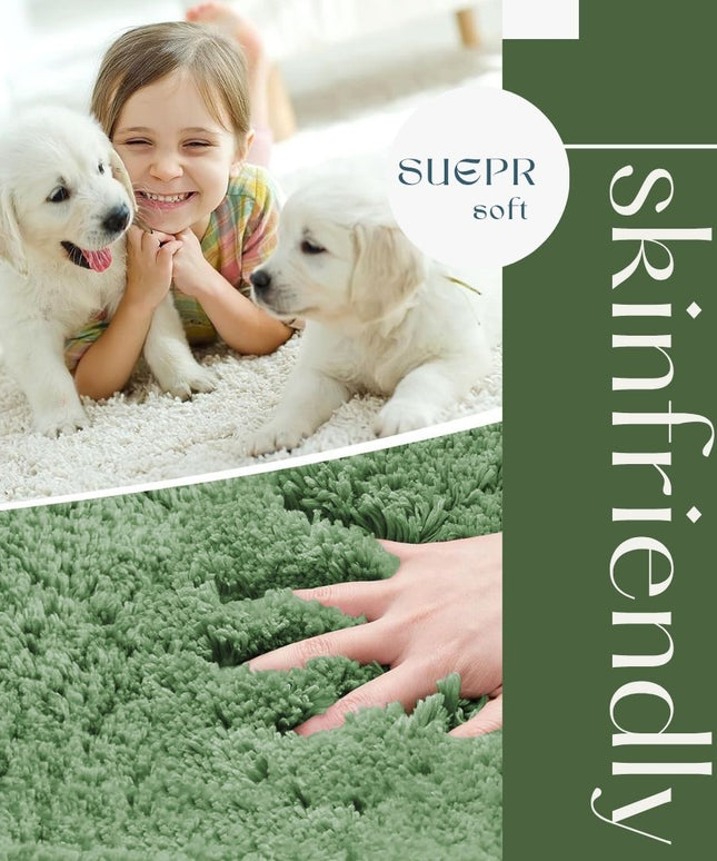 Microfiber Anti Skid Bathmat Sage Green