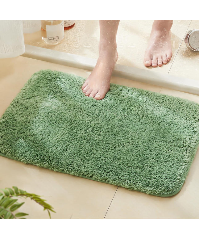 Microfiber Anti Skid Bathmat Sage Green