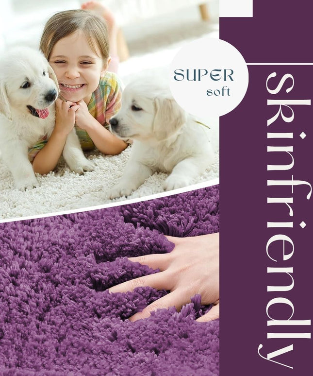 Microfiber Anti Skid Bathmat Lavender Purple