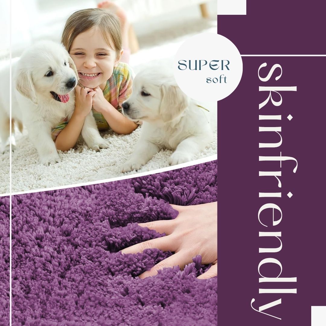 Microfiber Anti Skid Bathmat Lavender Purple