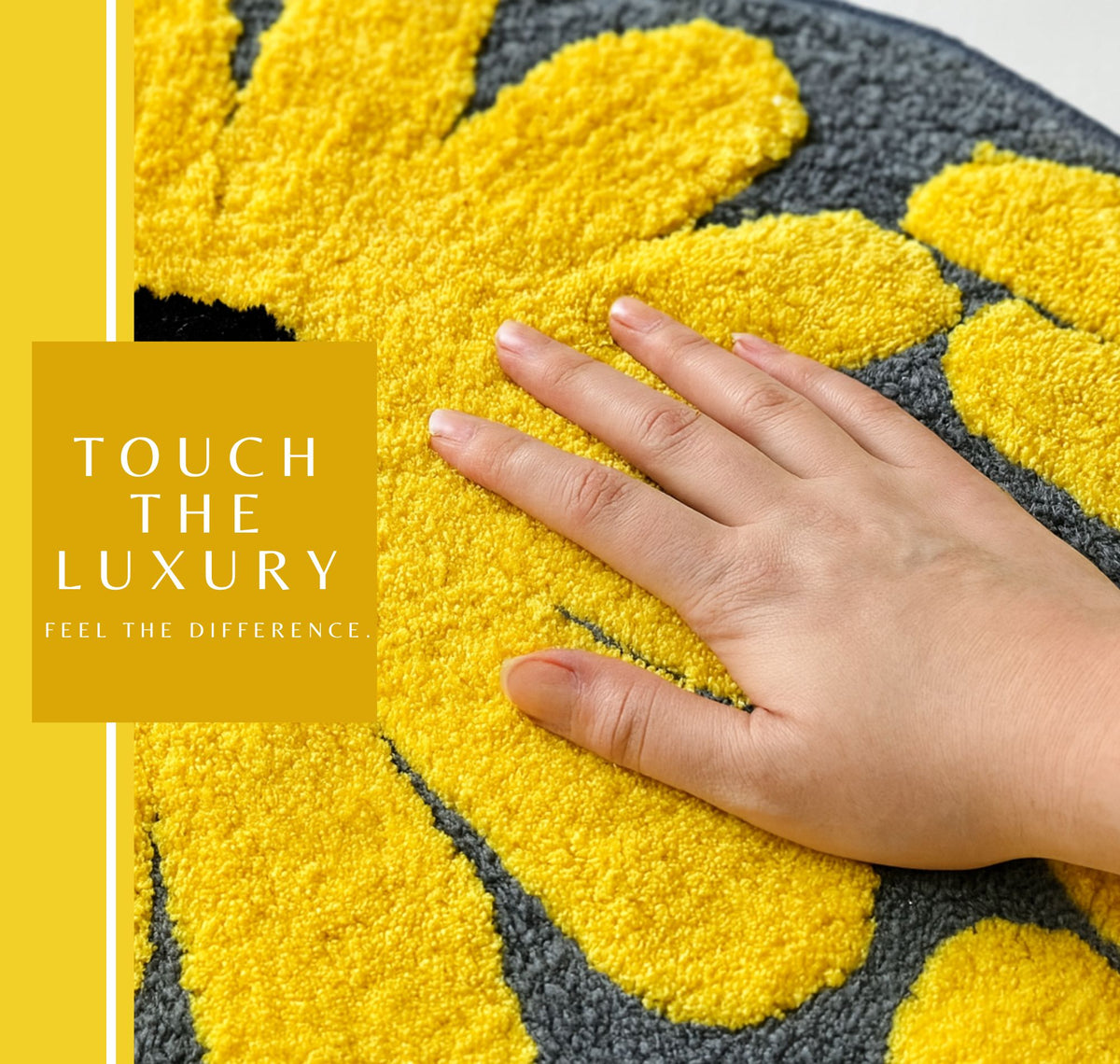Tufted Mathmat Yellow Black