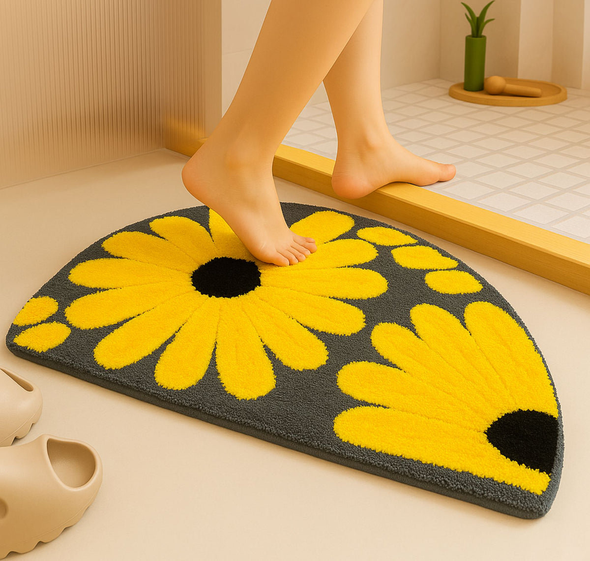 Tufted Mathmat Yellow Black