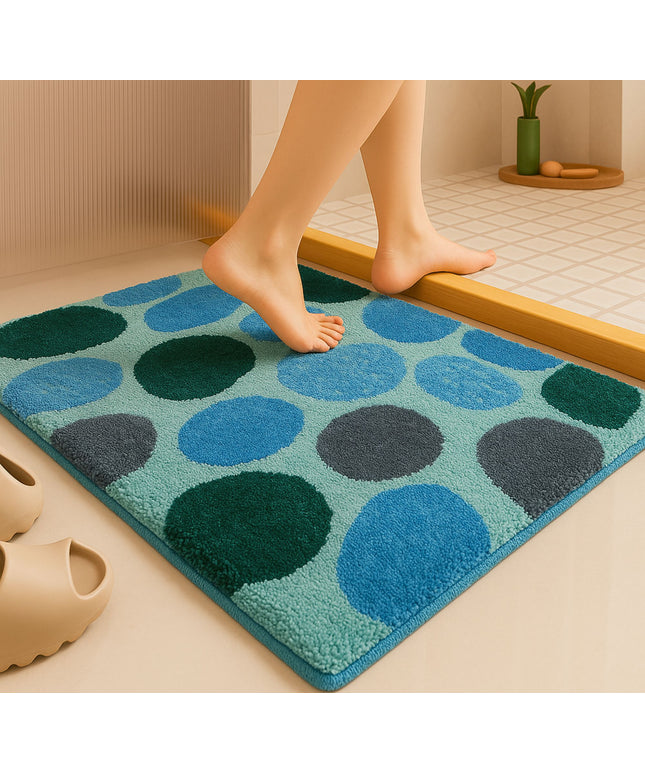 Tufted Mathmat Aqua Blue