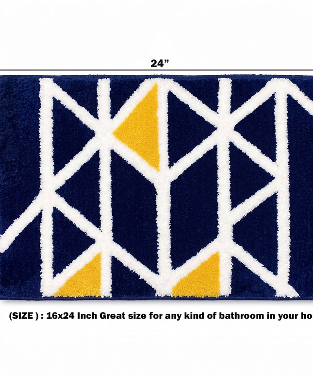 Tufted Mathmat Navy White