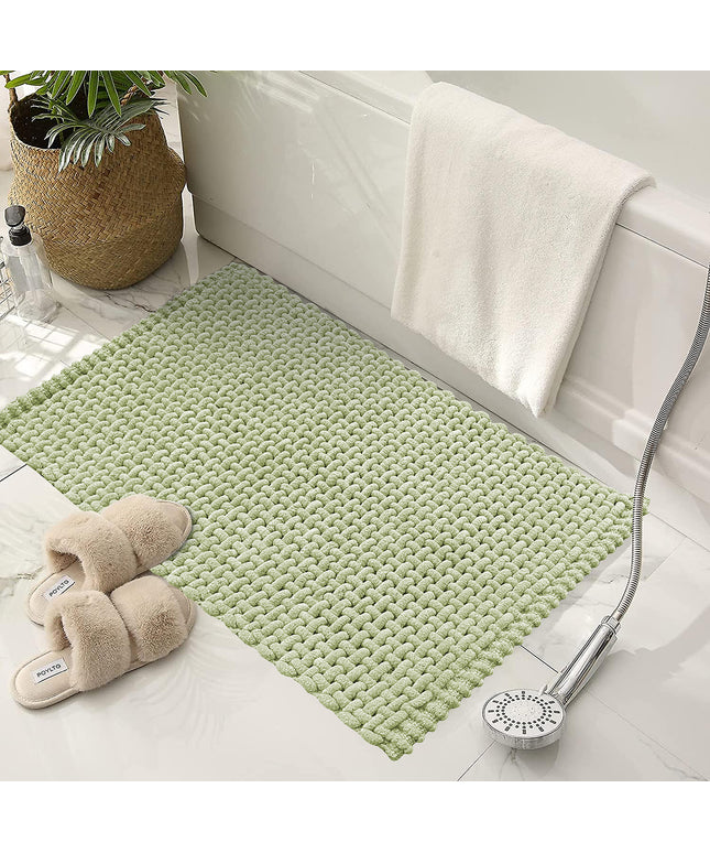 Chennile Bathmat Mint Green