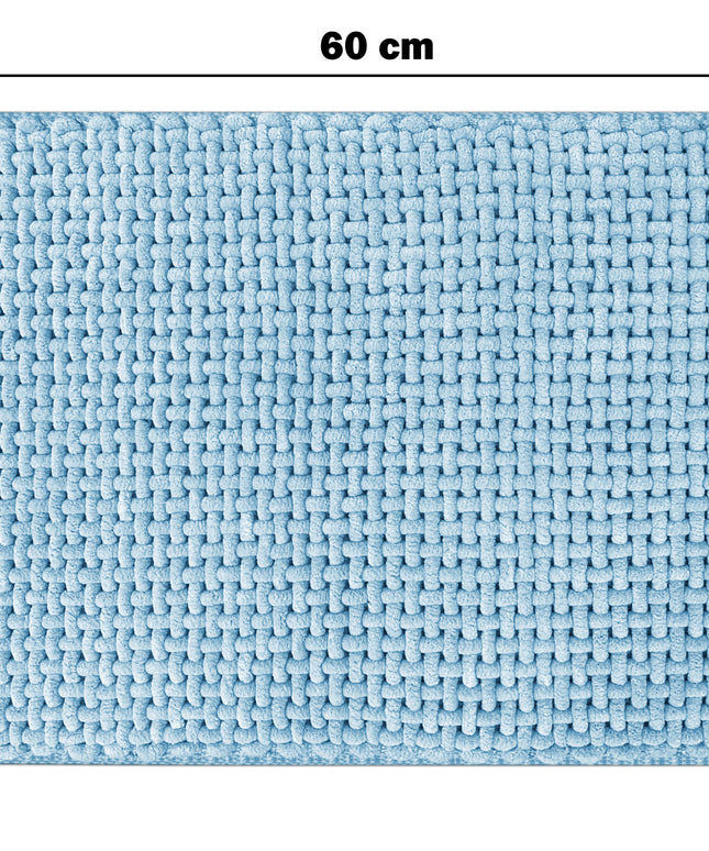 Chennile Bathmat Sky Blue
