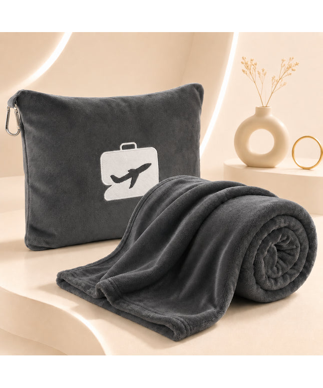 Travel Blanket  Grey