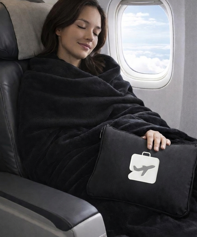 Travel Blanket  Grey