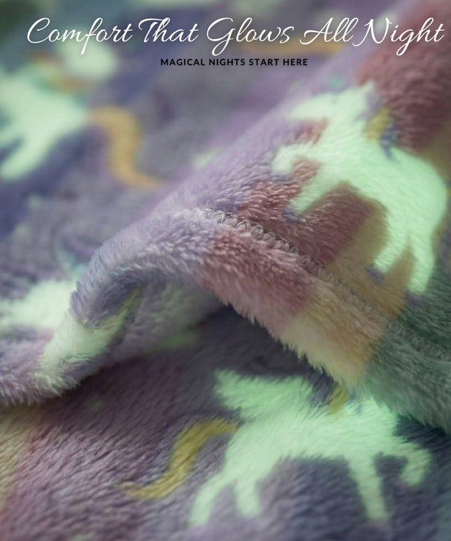 Glow in the Dark Blanket   Baby Pink
