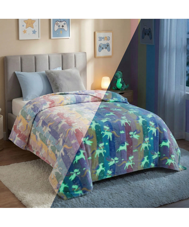 Glow in the Dark Blanket   Baby Pink