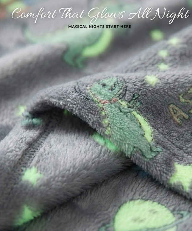 Glow in the Dark Blanket   Dark Grey