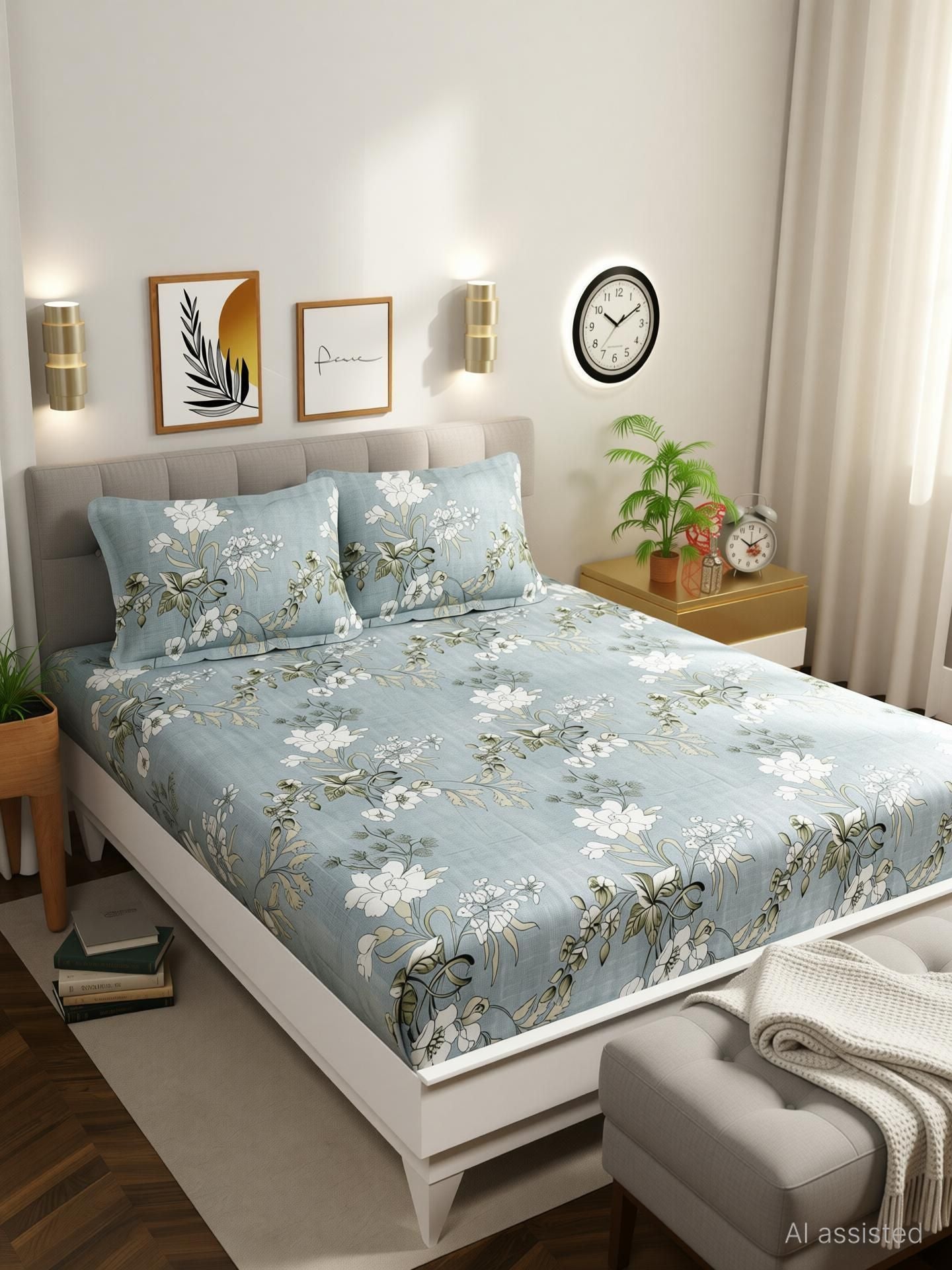 Urban Flat Bedsheet Light Grey