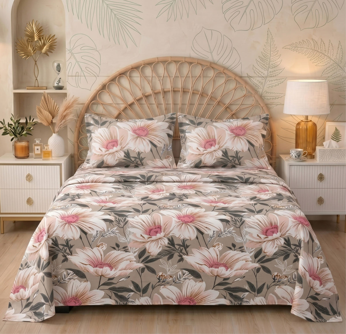 Urban Flat Bedsheet Light Brown Beige