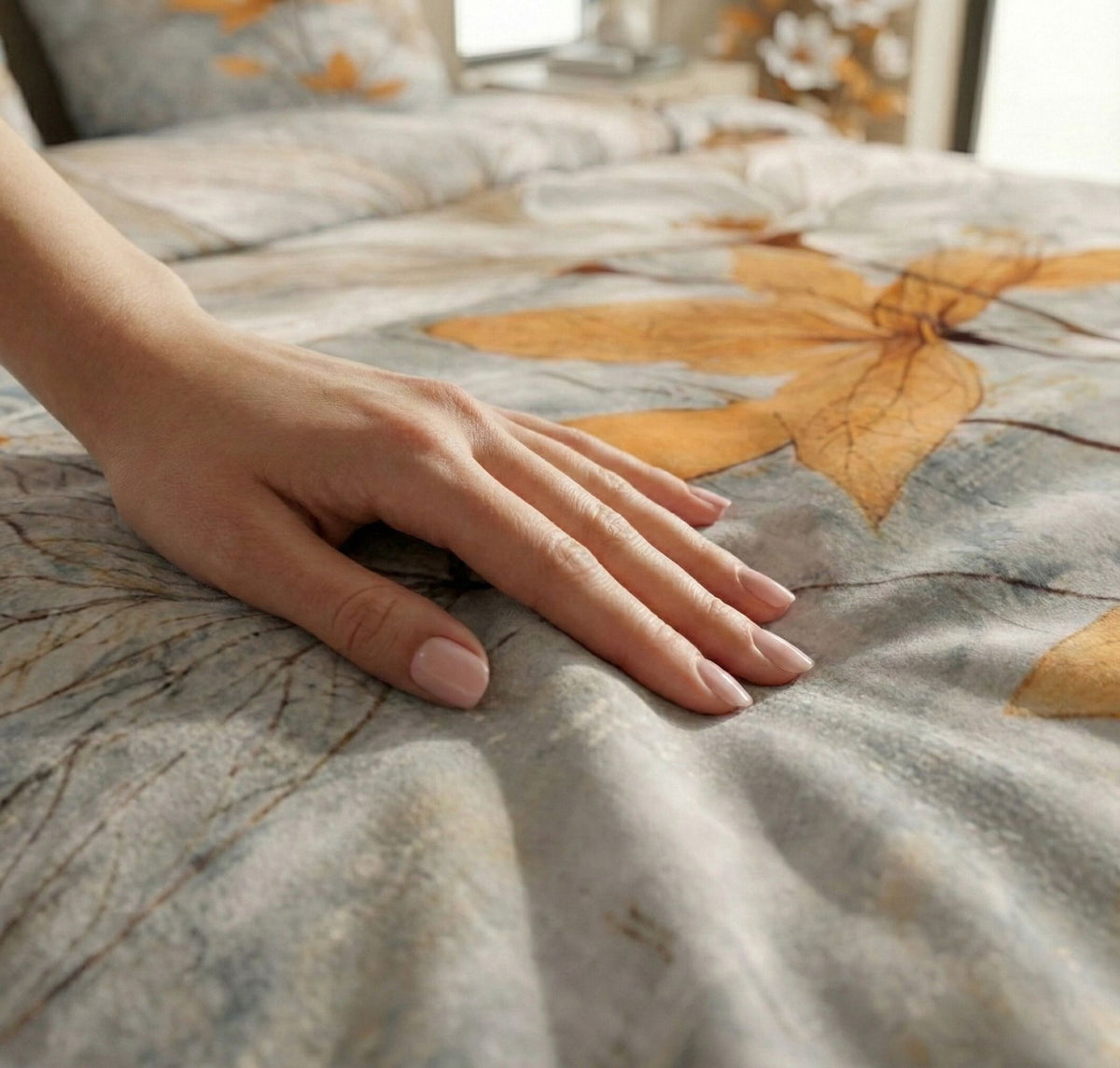 7D Pixel Dream Flatsheet Off White Brown