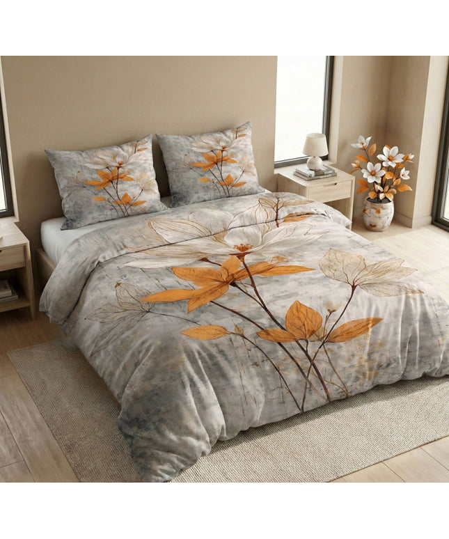 7D Pixel Dream Flatsheet Off White Brown