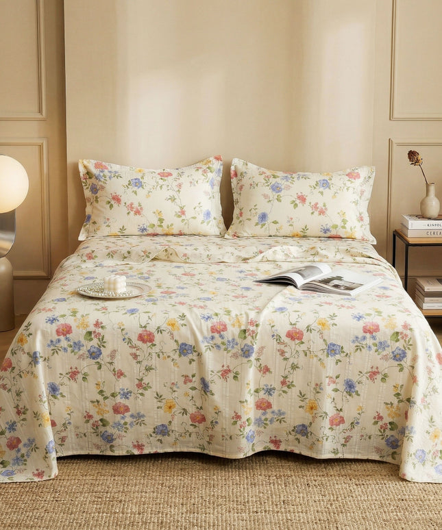 Cloud Collection Flatsheet Beige Pink