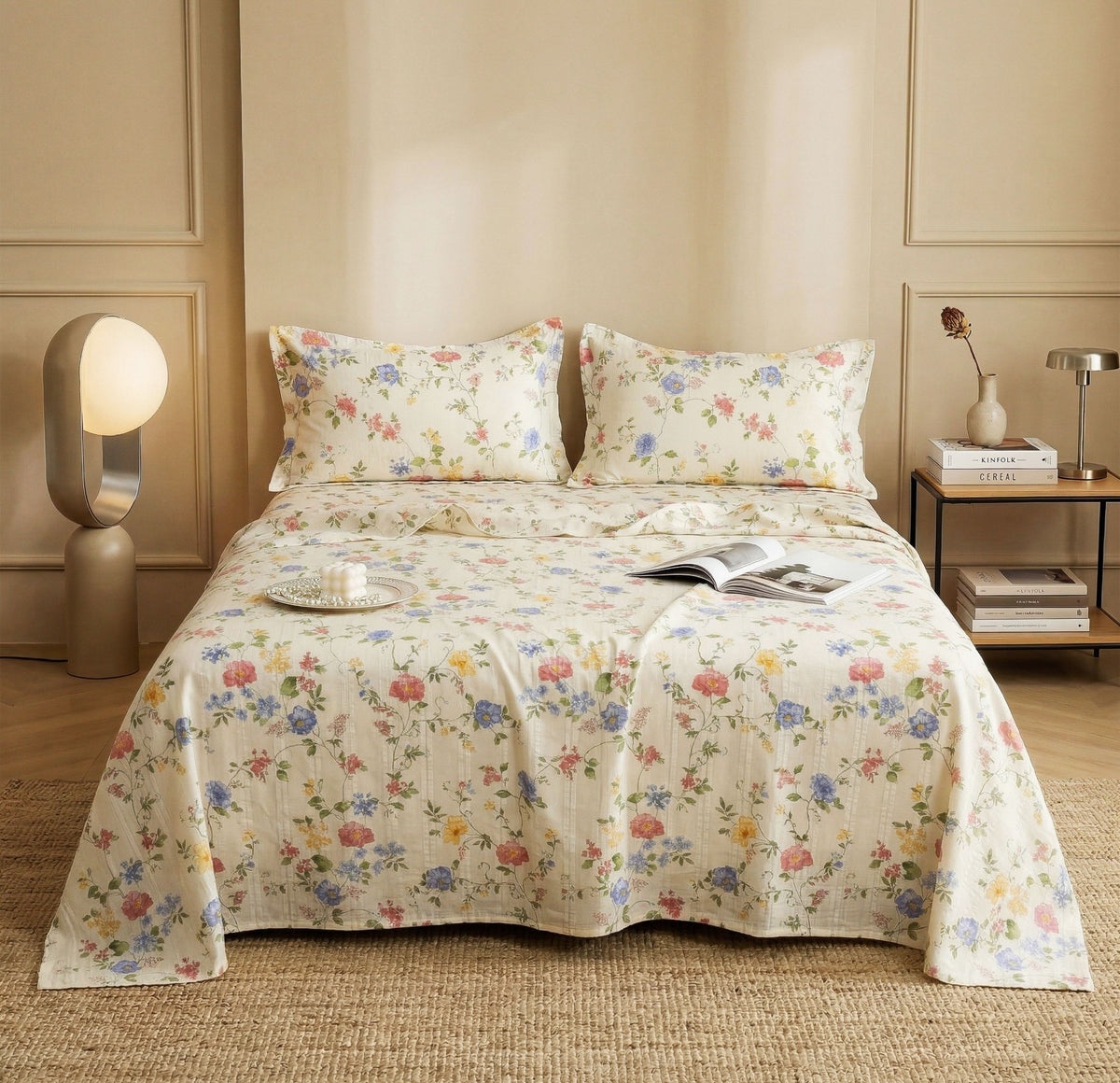 Cloud Collection Flatsheet Beige Pink