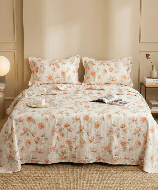 Cloud Collection Flatsheet Beige Orange
