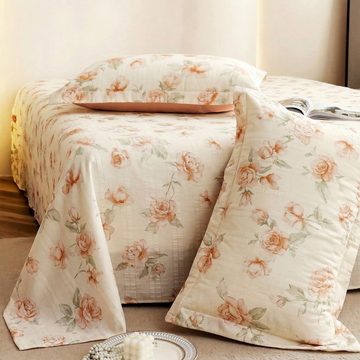 Cloud Collection Flatsheet Beige Orange