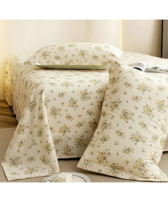 Cloud Collection Flatsheet Beige Green