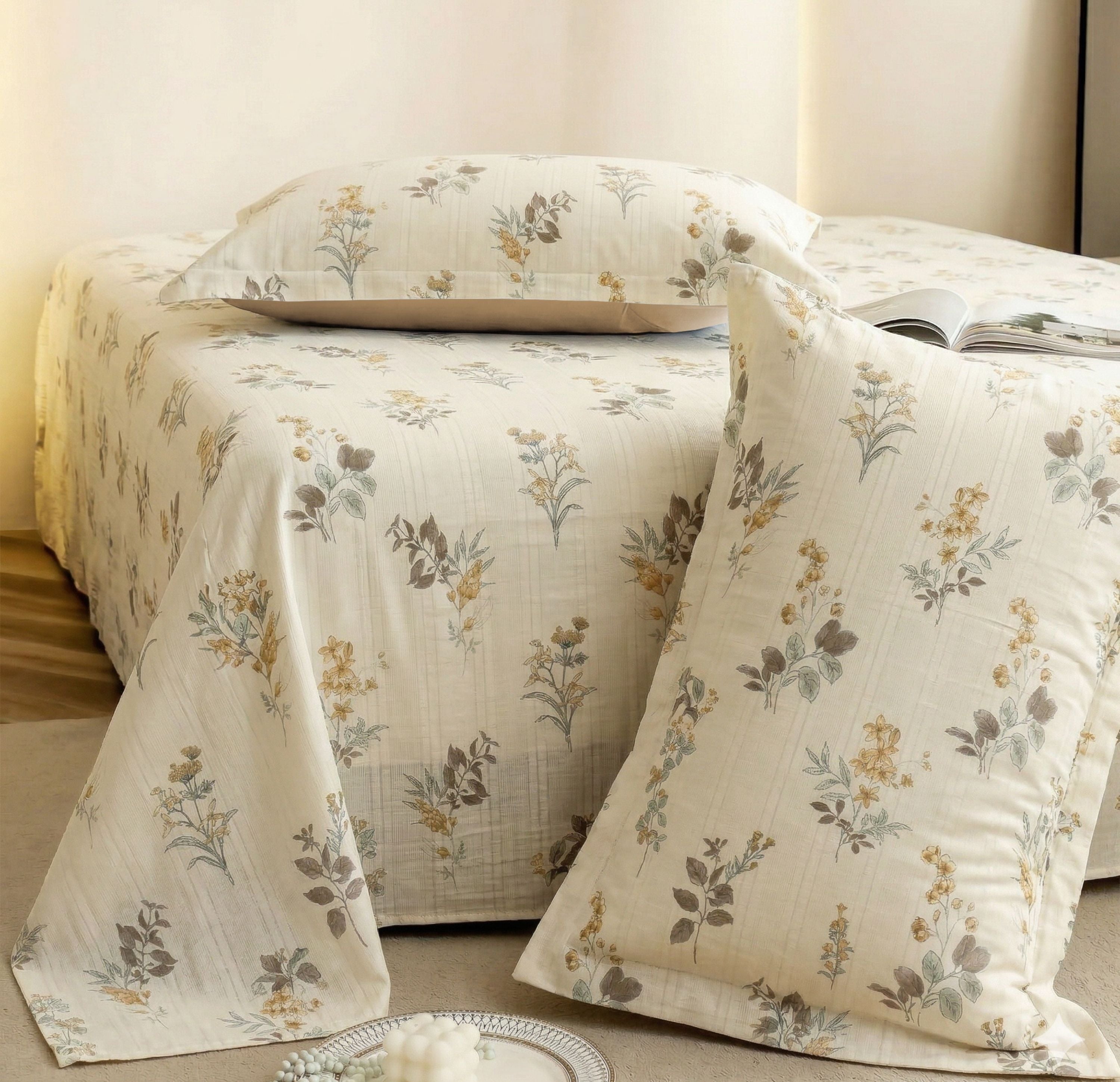 Cloud Collection Flatsheet Beige Brown