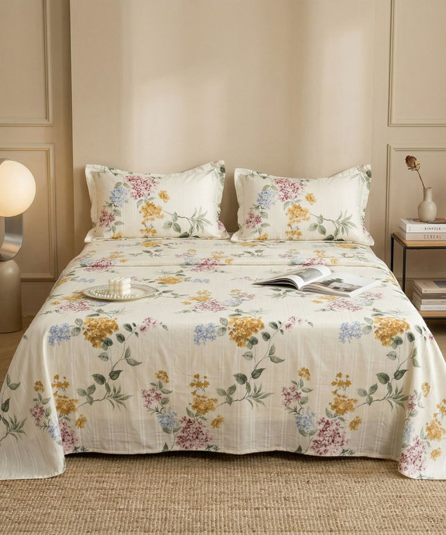 Cloud Collection Flatsheet Beige Yellow
