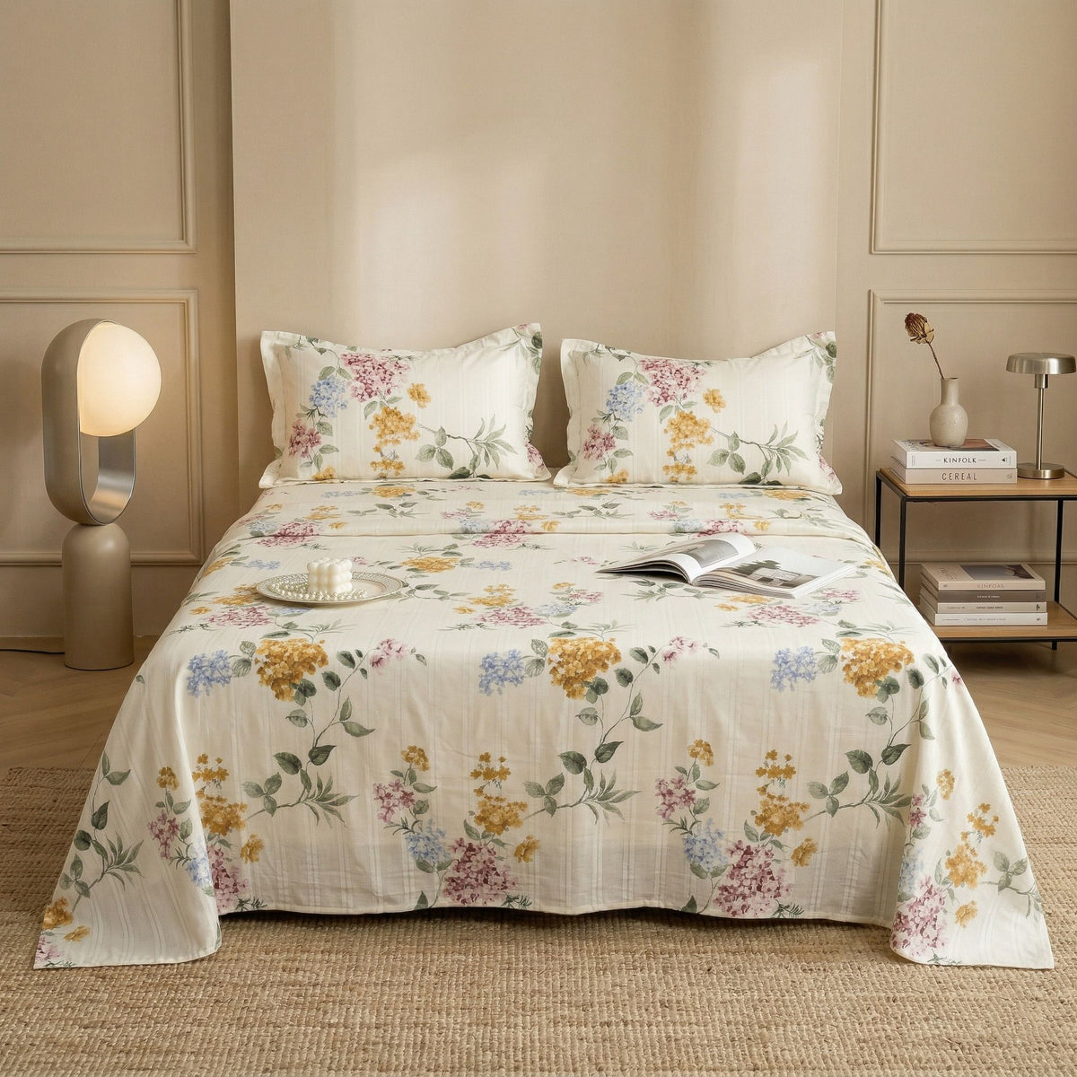 Cloud Collection Flatsheet Beige Yellow